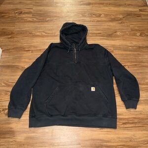 Men’s Carthartt Black Hooded Sweatshirt